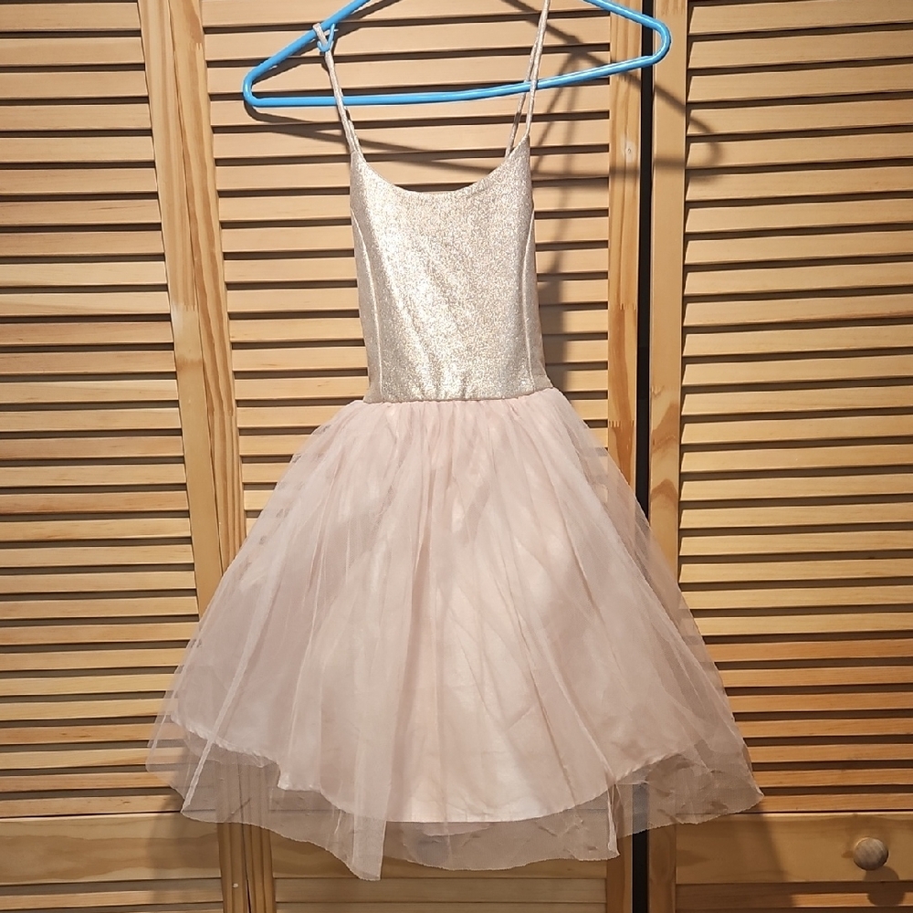 Zuni Ballerina Costume Girls Size 10 Pink Tutu, Dance Recital, Halloween